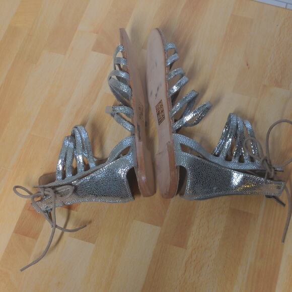 Free People Juliette Wrap Sandals Gladiator - Size 37 (US 7) - Picture 5 of 15